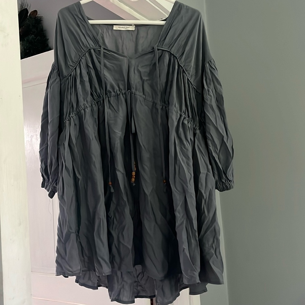 Gray Mustard Seed dress